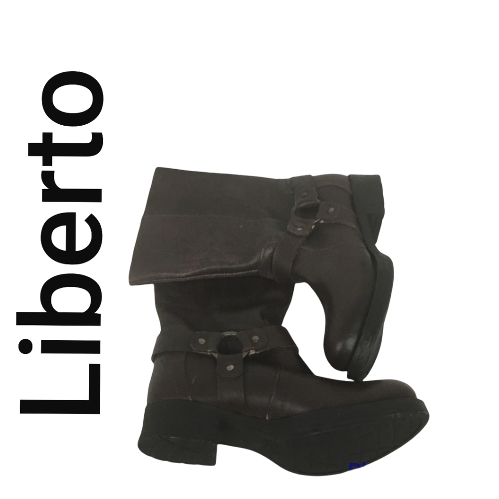 Liberto side zipper boots size 8